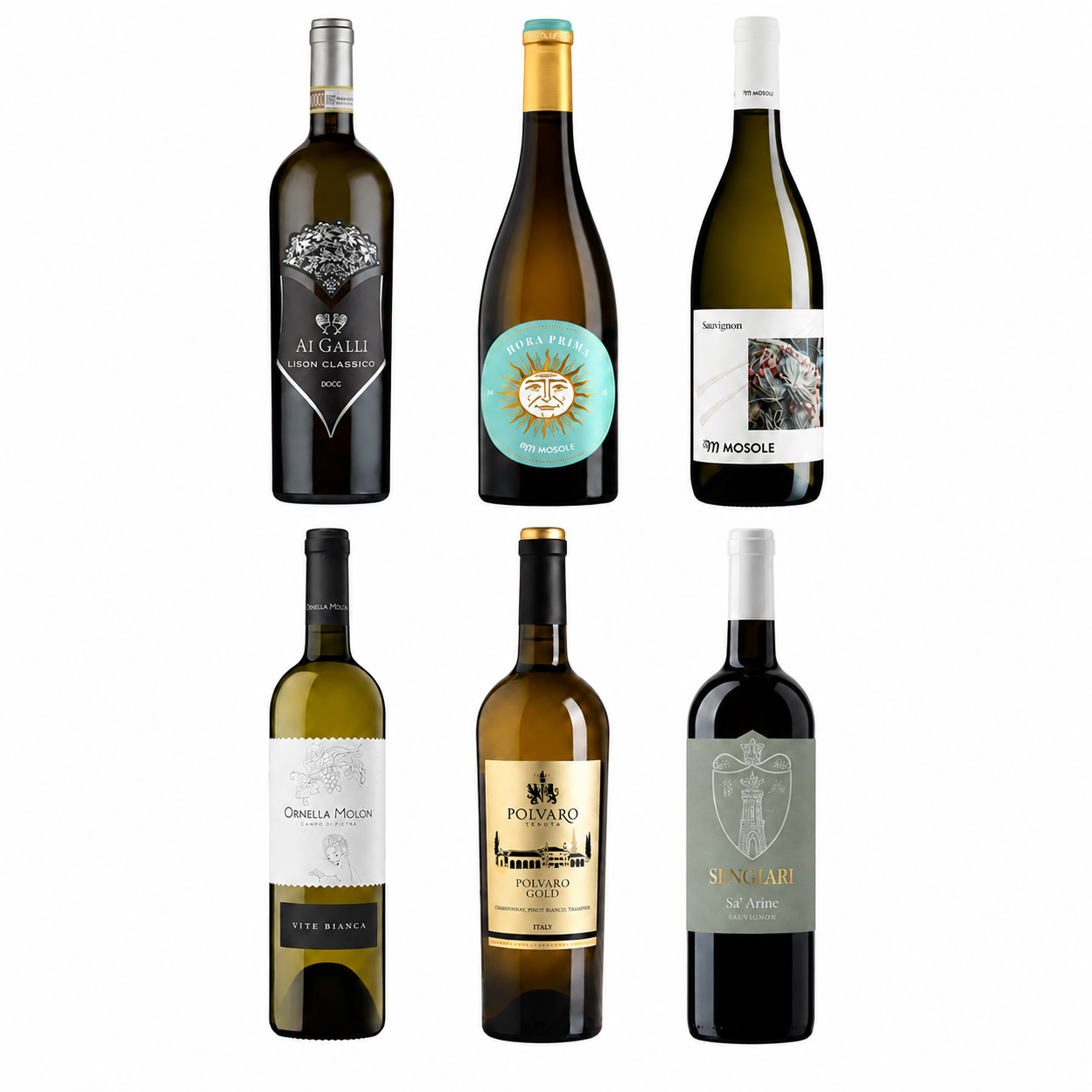 Degupaket Weiss 6 Flaschen